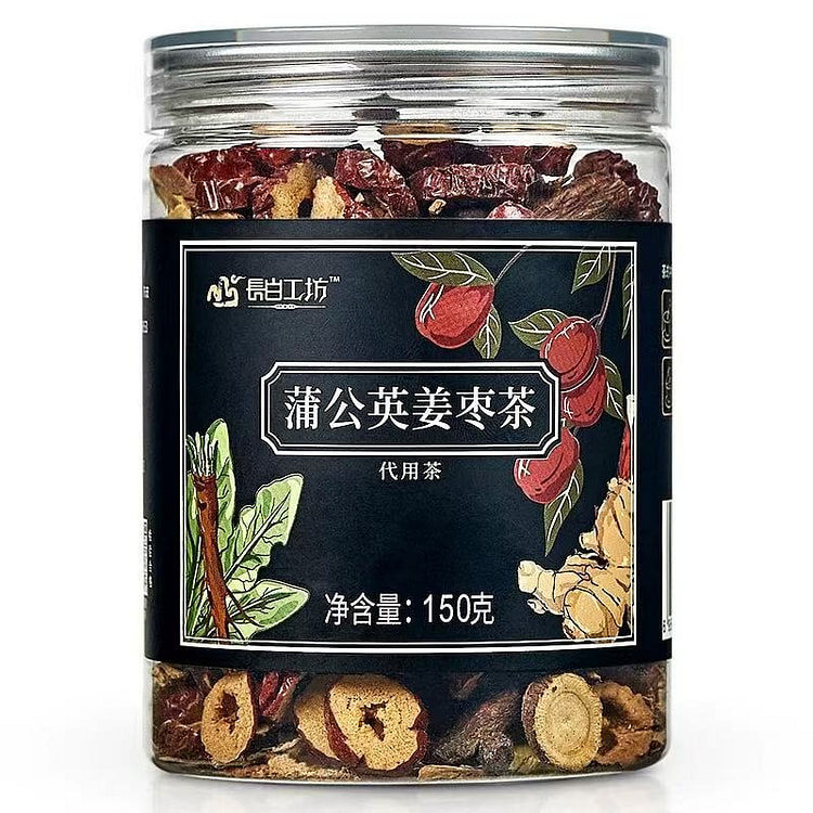 【长白山工坊】蒲公英姜枣茶 温和养茶 1罐