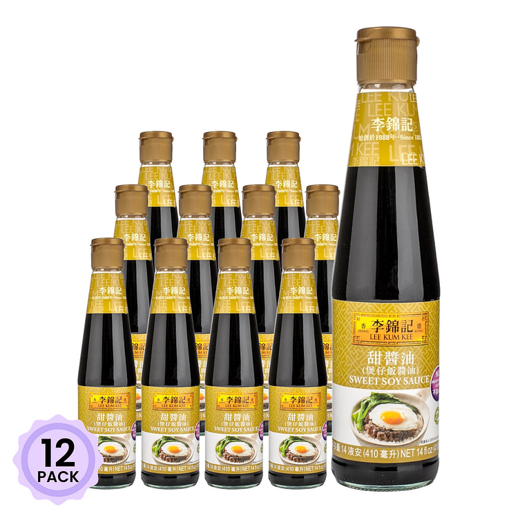 李锦记 甜酱油 煲仔饭酱油 410 毫升*12 包
