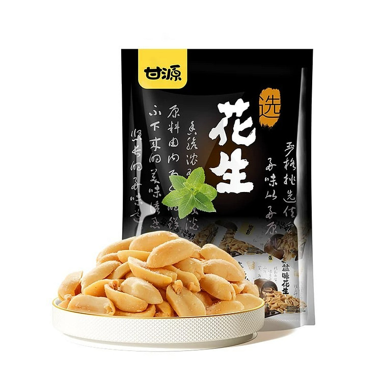 甘源椒盐味熟花生米香酥油炸炒货小吃下酒菜休闲零食 285 克