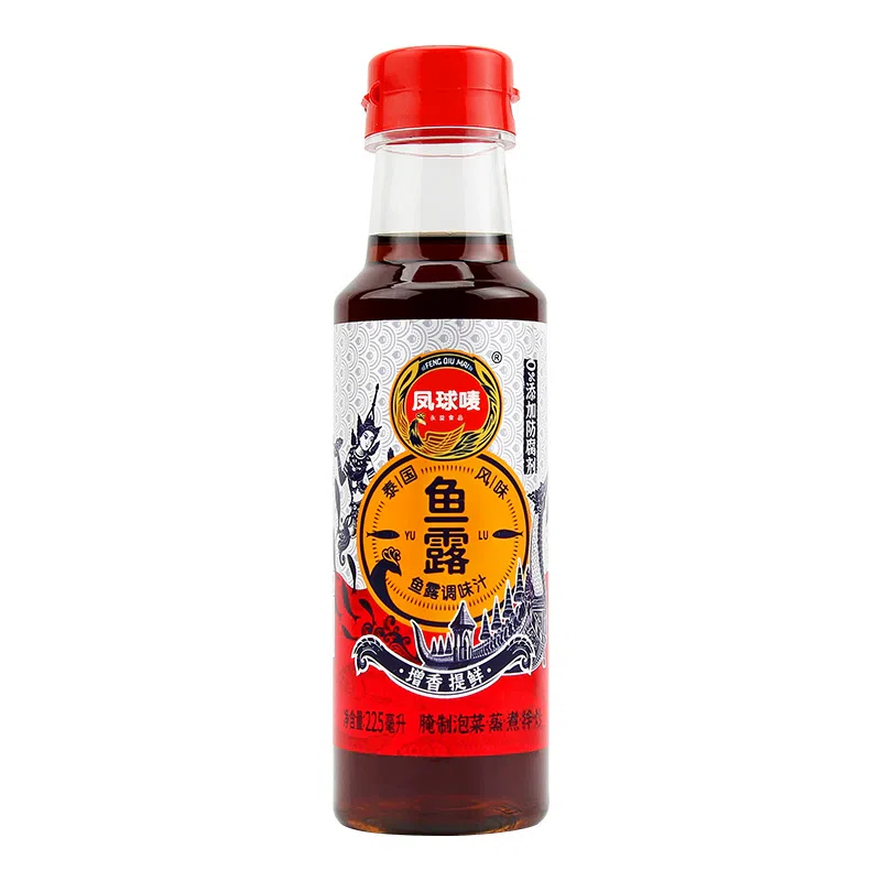 Fengqiu Fish Sauce 225g * 1 Bottle Thai Flavored Shrimp Oil Seasoning 225 g