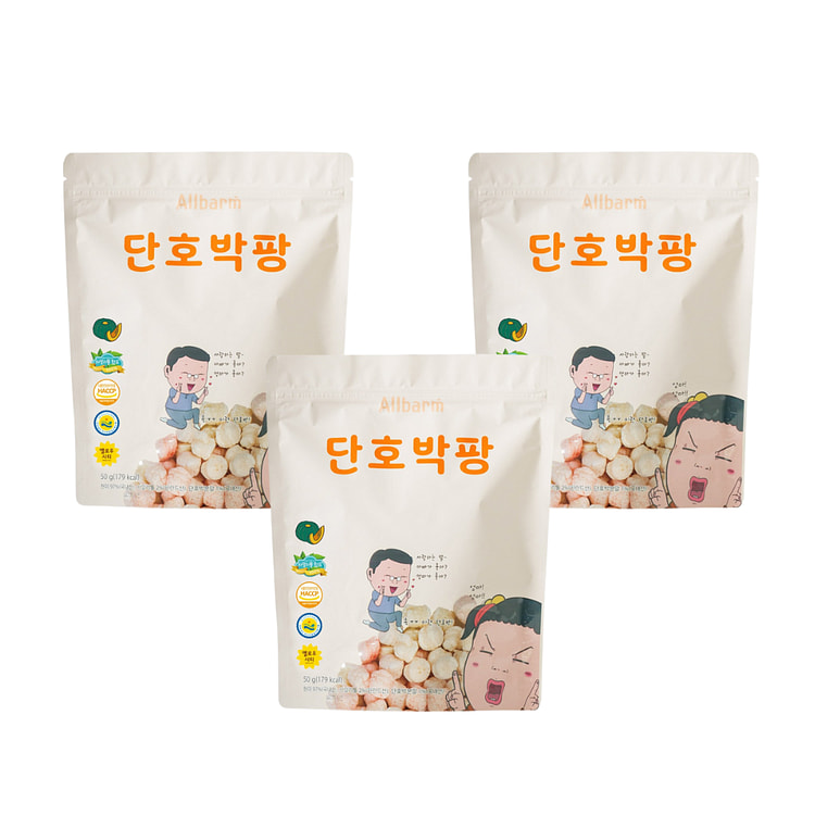 [ALLBARM] 糙米饼 - 甜南瓜 (3pcs)