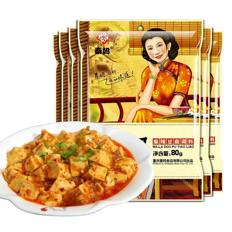 Qin Ma Mapo Tofu Seasoning 80g*1 bag 80 g