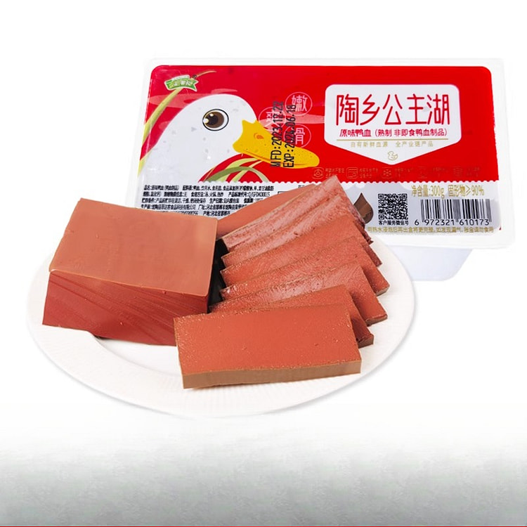 Liuhe Fresh Duck Blood 300g*1 Box 300 g
