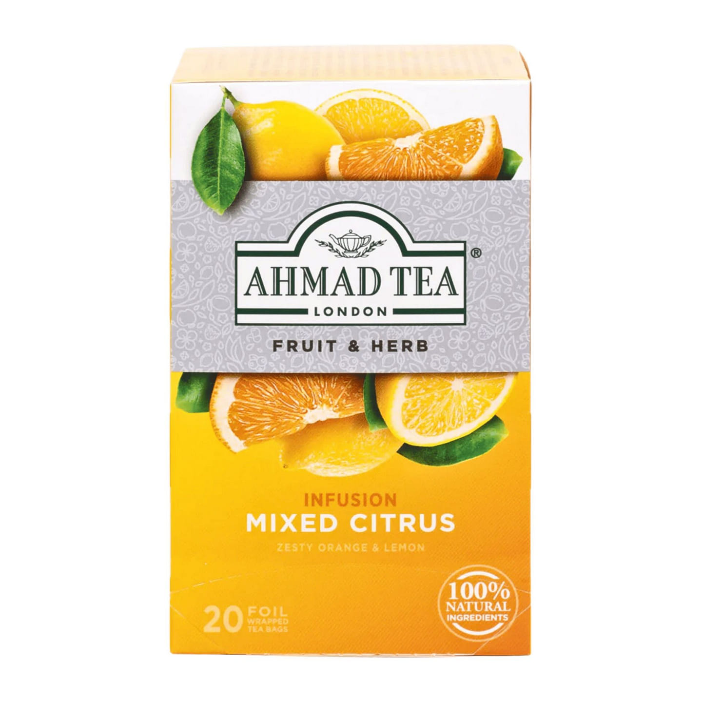 AHMAD TEA - Mixed Citrus Fruit & Herbal (20Bags) 1 each