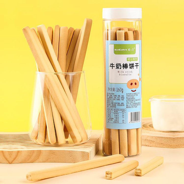 Milk stick biscuits, 160g*1 can
