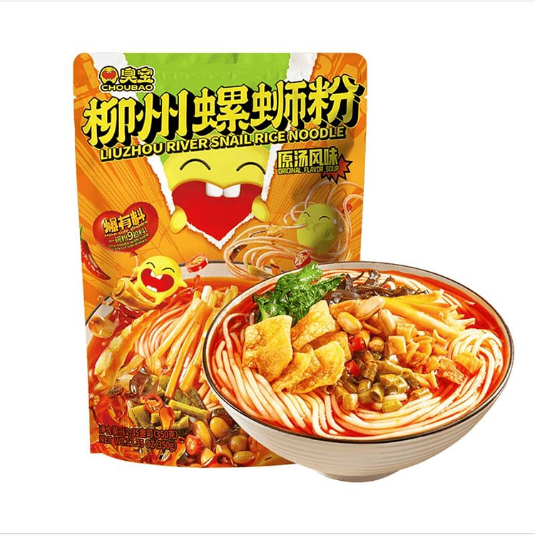 Choubao Snail Rice Noodles (Original)360g*1packs 360 g