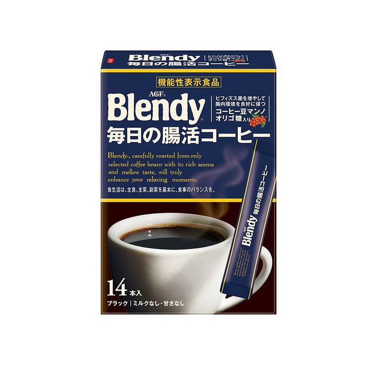 味の素 AGF ブレンディ スティックブラック 毎日の腸活コーヒー１４本