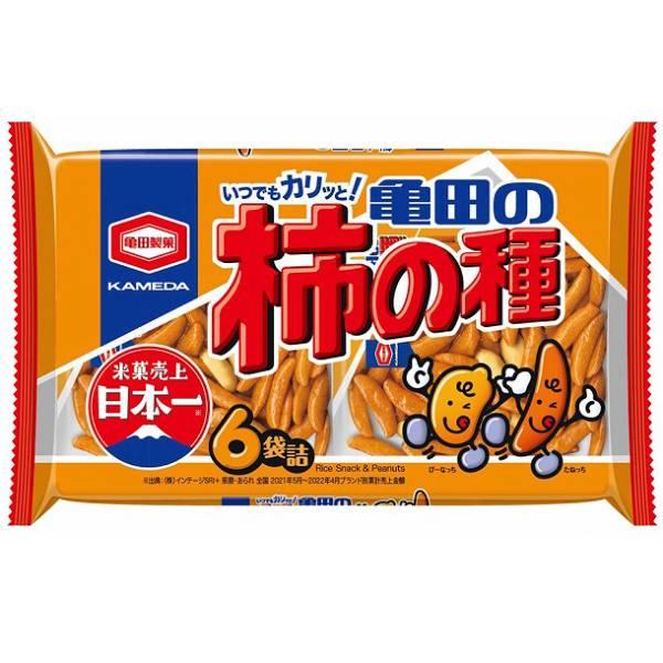 亀田製菓 亀田の柿の種 6袋詰 180g 1 個 - Weee!