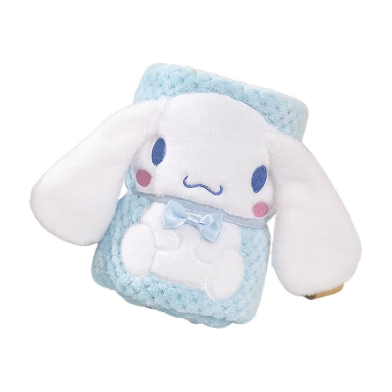 Pineapple Plaid Flannel Blanket keep Warm-Cinnamoroll 1 each