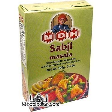 MDH Sabji (Vegetable) Masala, 3.5 oz box 3.5 oz