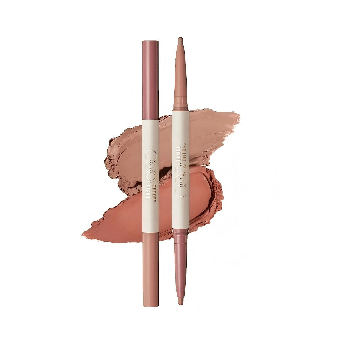 OUT OF OFFICE Dual-End Lip Liner#01 Nude Apricot 1 count