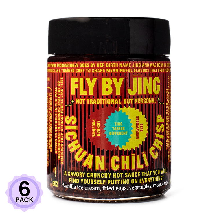 Fly By Jing 四川辣椒酱 6 盎司*6 包