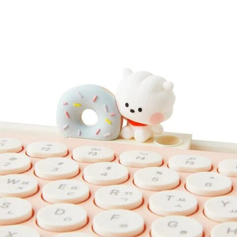 BT21 MININI multi-pairing wireless keyboard by BTS RJ 15 oz