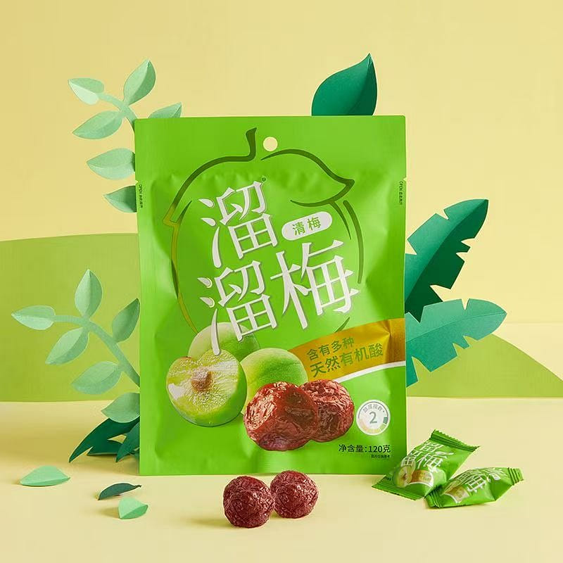 1 bag of dried green plums and dried plums 120 g