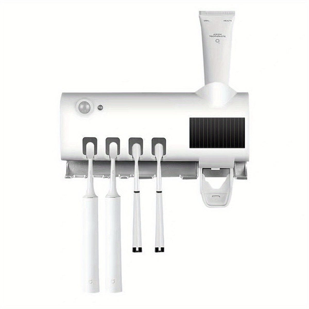 White Solar Smart Toothbrush Sterilizer 1 count