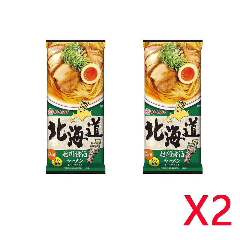 Maruta Asahikawa Soy Ramen 2serv 2 boxes 1 each