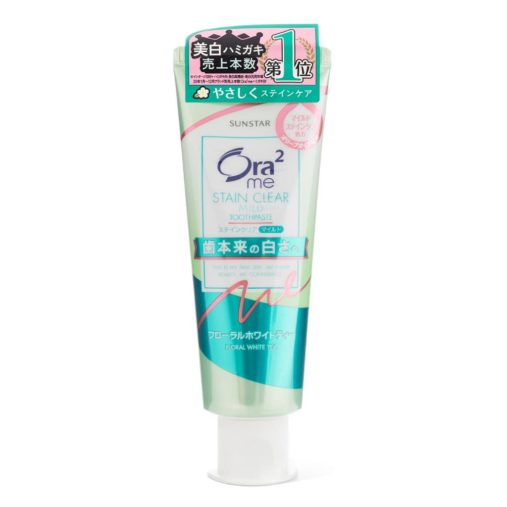 Sunstar Ora2 치약 플로랄 백차 민트 향 125 그램