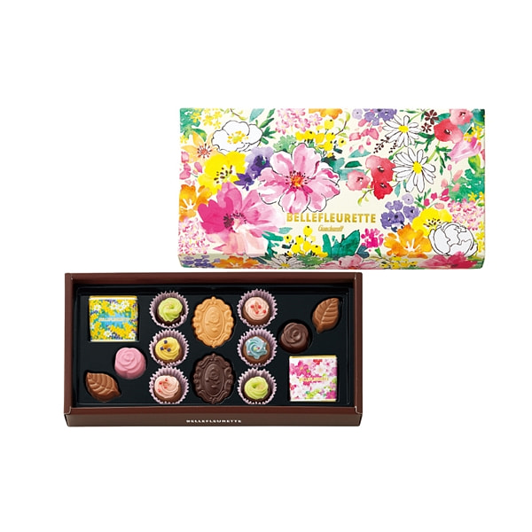 goncharoff白色情人节 美丽花卉礼盒14枚 1 份