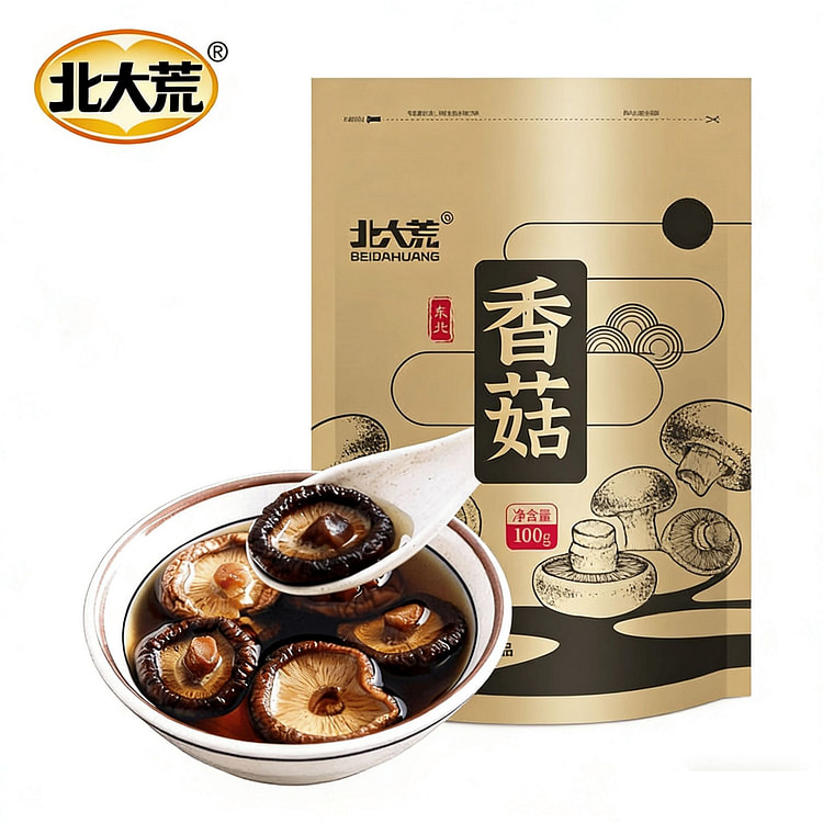 Beidahuang Dried Shiitake Mushrooms 100 g