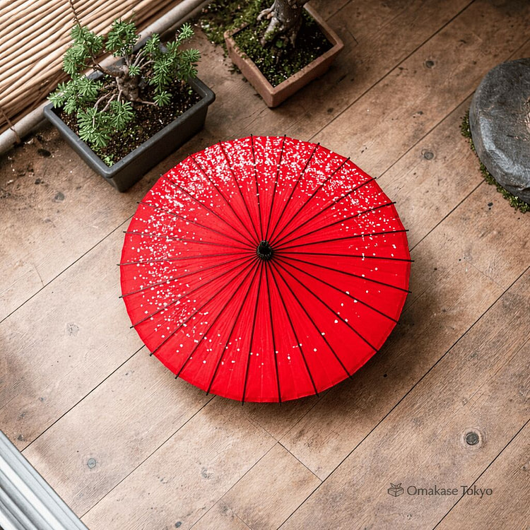 日本纸伞红色花瓣 680 克