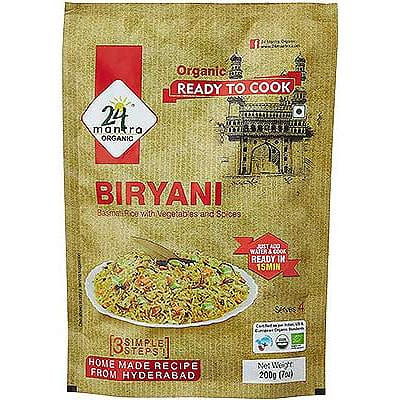 24 Mantra Organic Biryani Mix – Ready to Cook, 5.3 oz box 5.3 oz