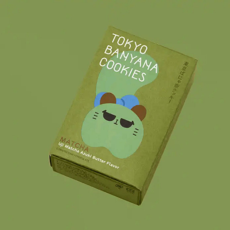 TOKYO BANANA Cookies Matcha Redbean Cheese Flavor