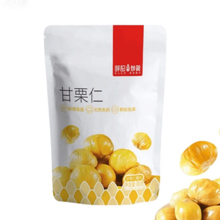 薛记炒货   甘栗仁原味   80g*1袋 80 克