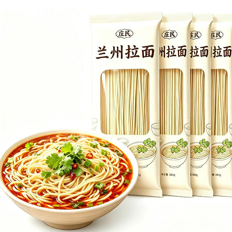 Zhuangmin Lanzhou Hand-Pulled Noodles 500g 1 pack