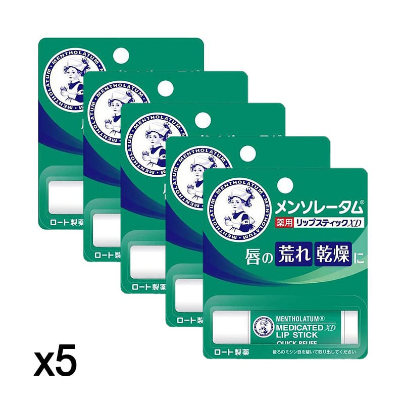 ROHTO Mentholatum XD Moisturizing Lip Balm 4gx5 1 each