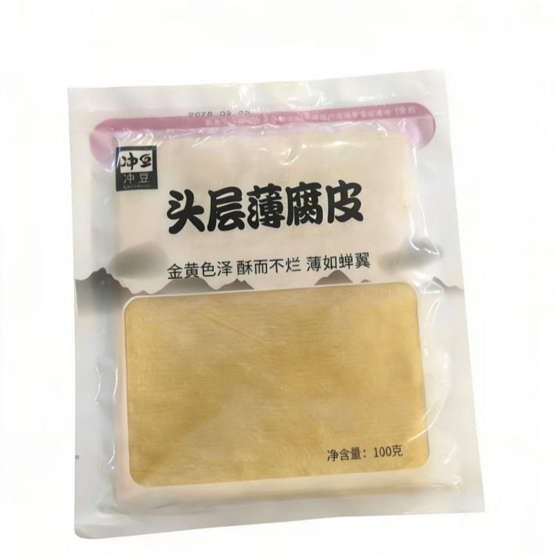Handmade top-grade tofu skin, yuba skin, five-spic 100 g