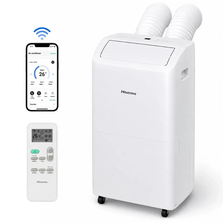 海信 8000 BTU DOE 智能便携式空调 1 盒