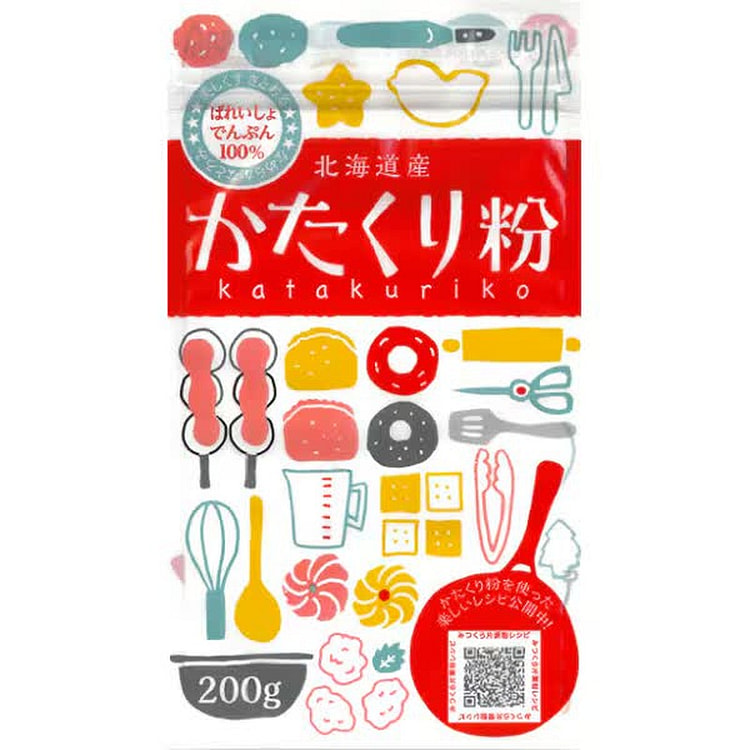Mikura Hokkaido Potato Starch 200g Zipper Bag 1 each