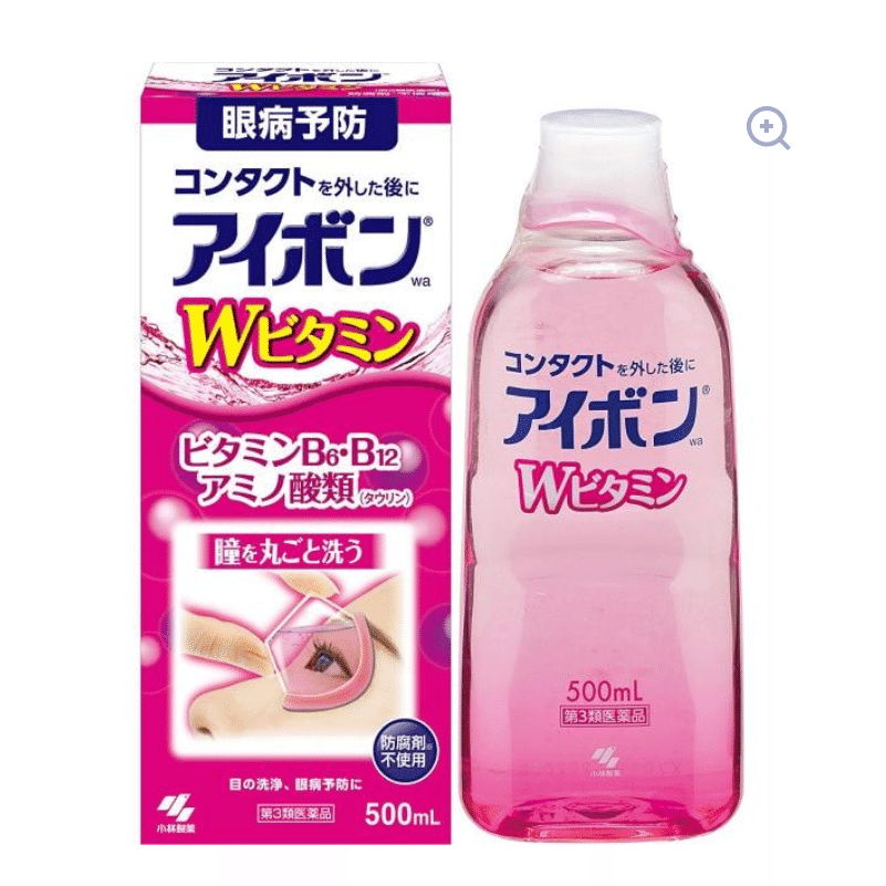 KOBAYASHI Corneal Protection Eye Wash #Pink 500 ml 500 ml