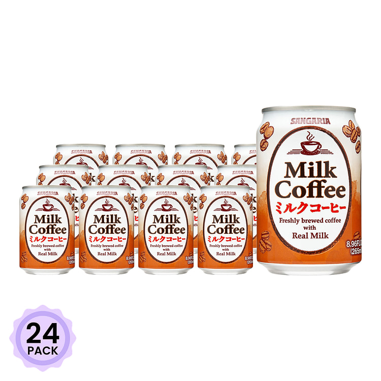 Sangaria Coffee with Milk 8.96 oz*24 pack