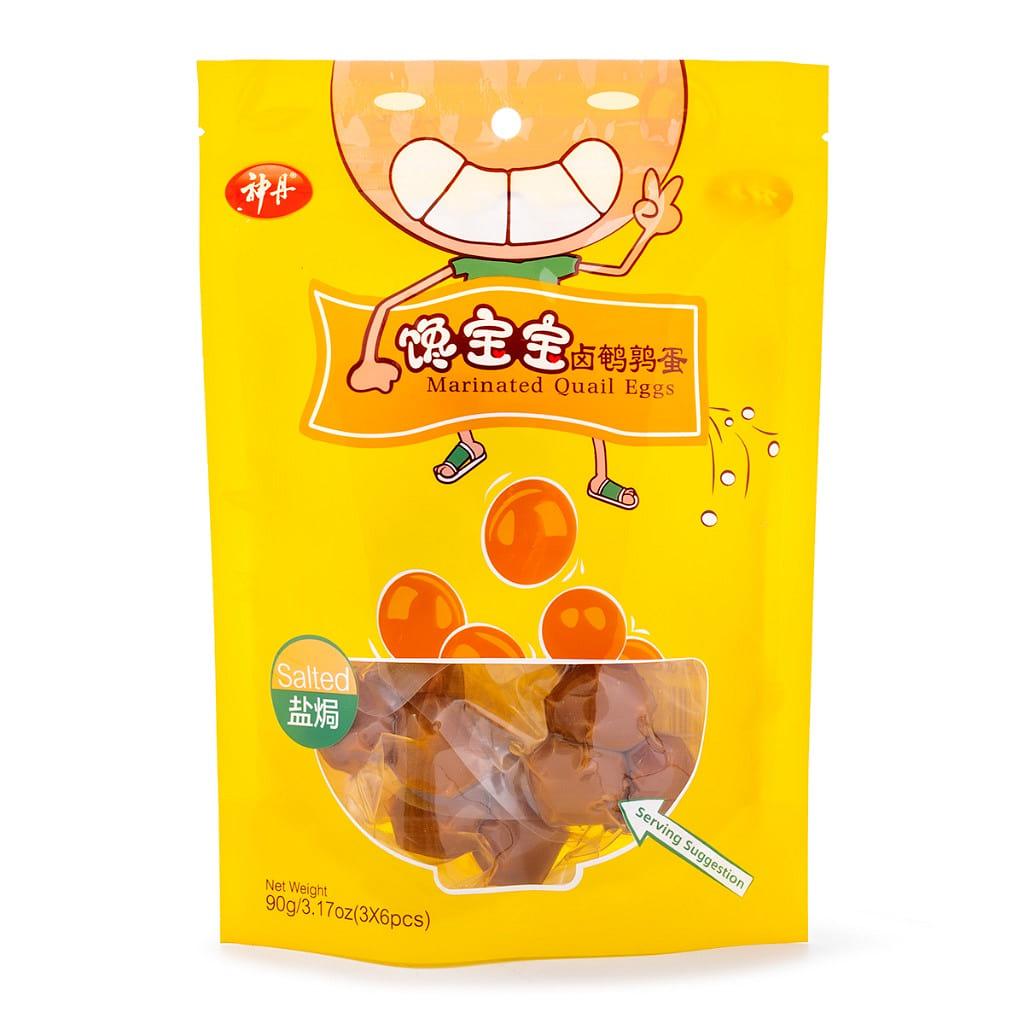 ShenDan Marinated Quail Eggs, Salted Flavor 90 g