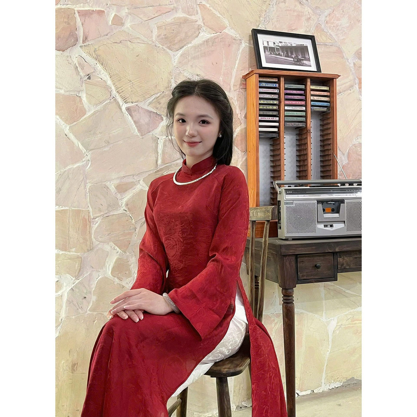Cocolili Size M H476 Silk Ao Dai 1 each