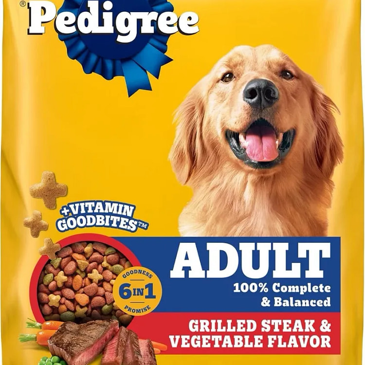 Pedigree High Protein Steak & Vegetable 18lb 1 pack