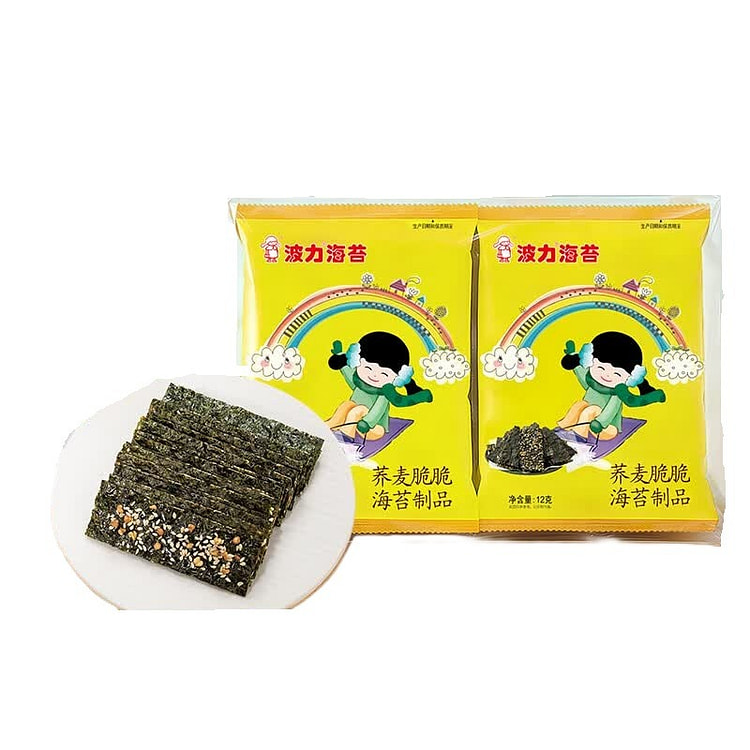 Buckwheat Filled Seaweed Crisps (12g*4) 48 g