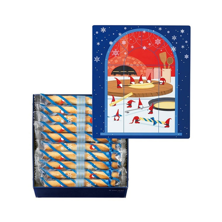 YOKUMOKU Christmas Butter Roll Cookie Box 20pcs 1 box