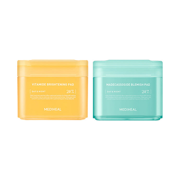 MEDIHEAL Day & Night Toner Pad Duo Hyperpigmentation/Dullness