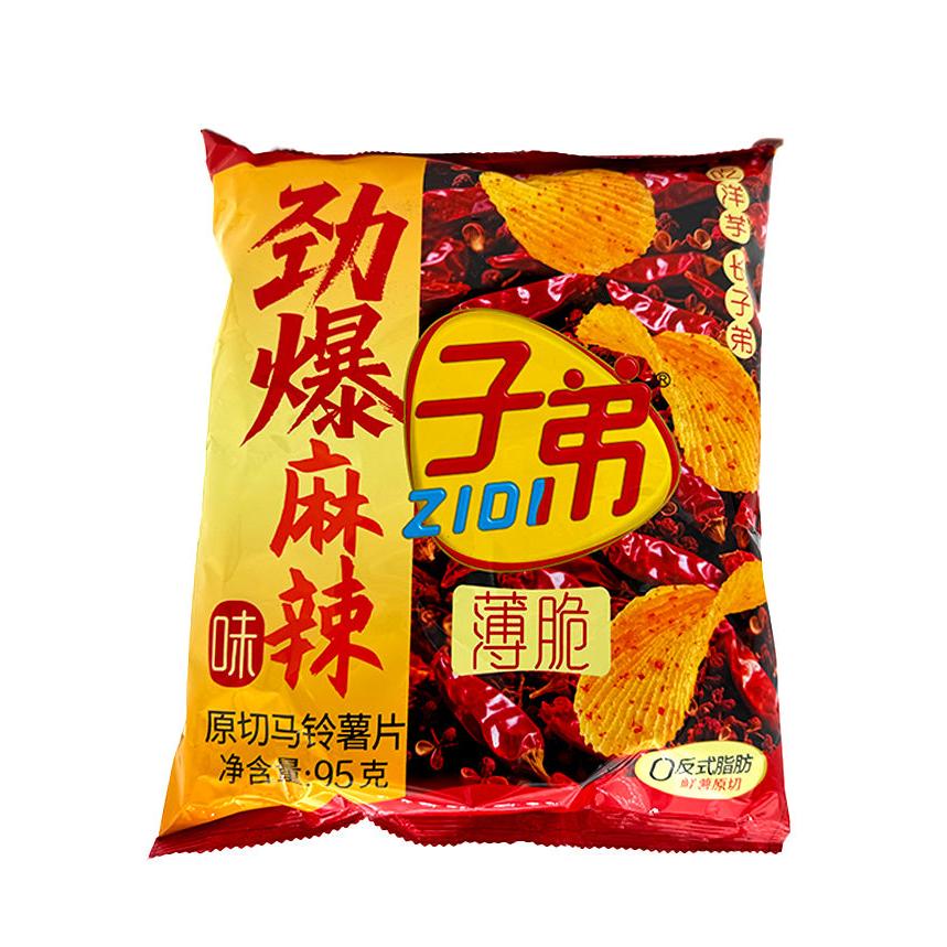 Zidi Potato Chips Extra Spicy 95 G 1 each