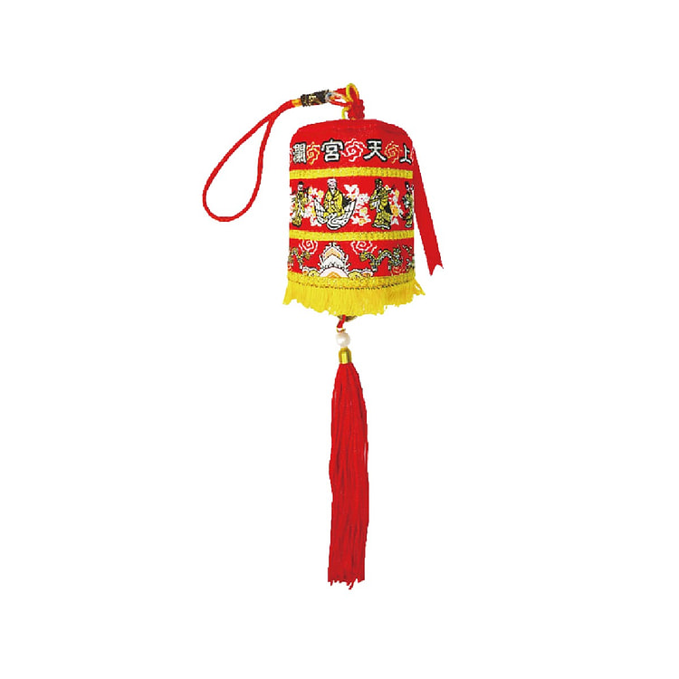 台湾【镇澜买足】镇澜宫大甲妈护驾神器凉伞吊饰红1入
