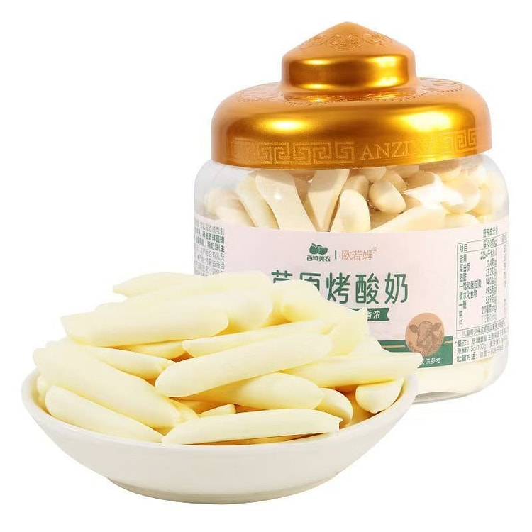 西域美农欧若姆草原烤酸奶108g儿童奶制品零食原味 1 罐