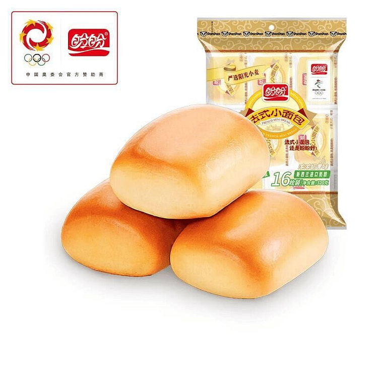 Panpan French Soft Bread, Hand Tear Breakfast Bun 320 g