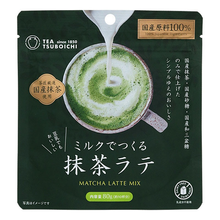 坪市制茶 国产抹茶拿铁 80g 1 份