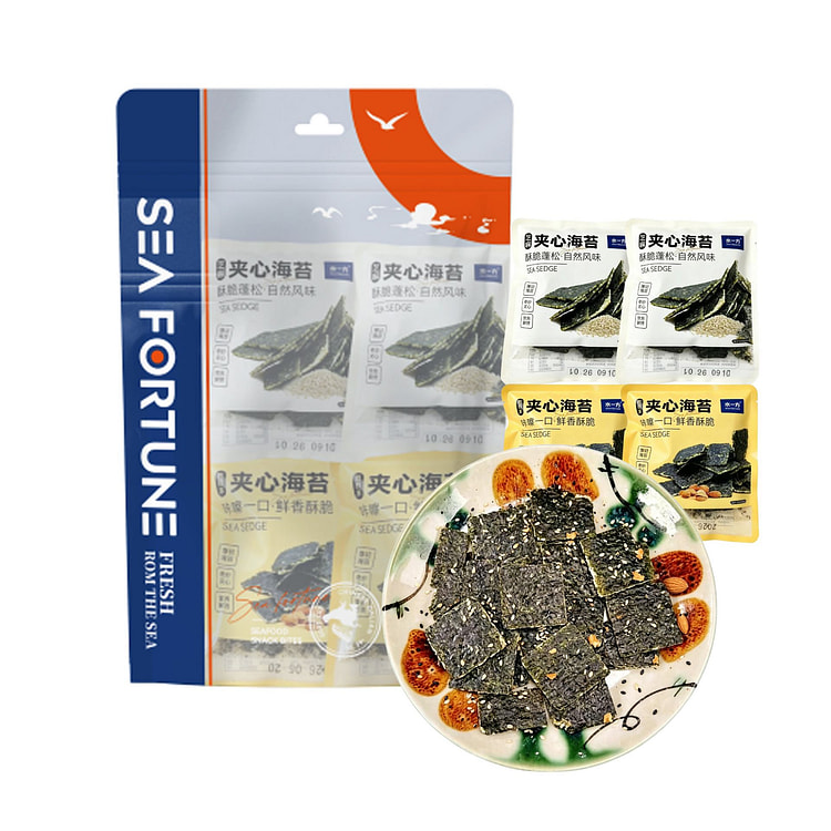 Sea Fortune  坚果海苔礼包 约100g 1 包