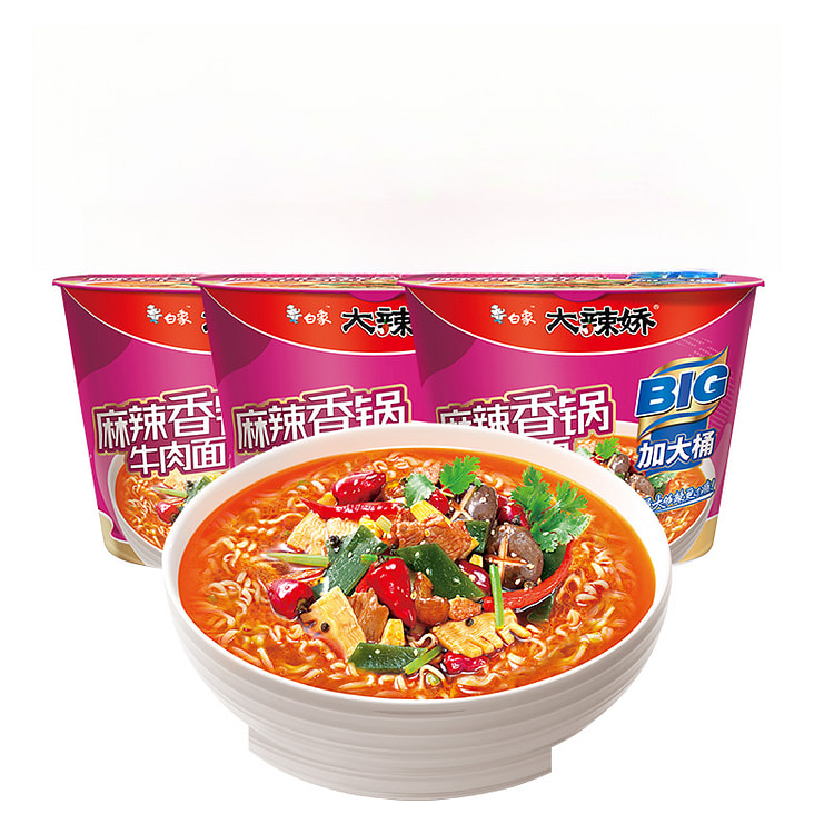 Spicy Hot Pot Noodles BIGBucket135g*3pcs 405 g