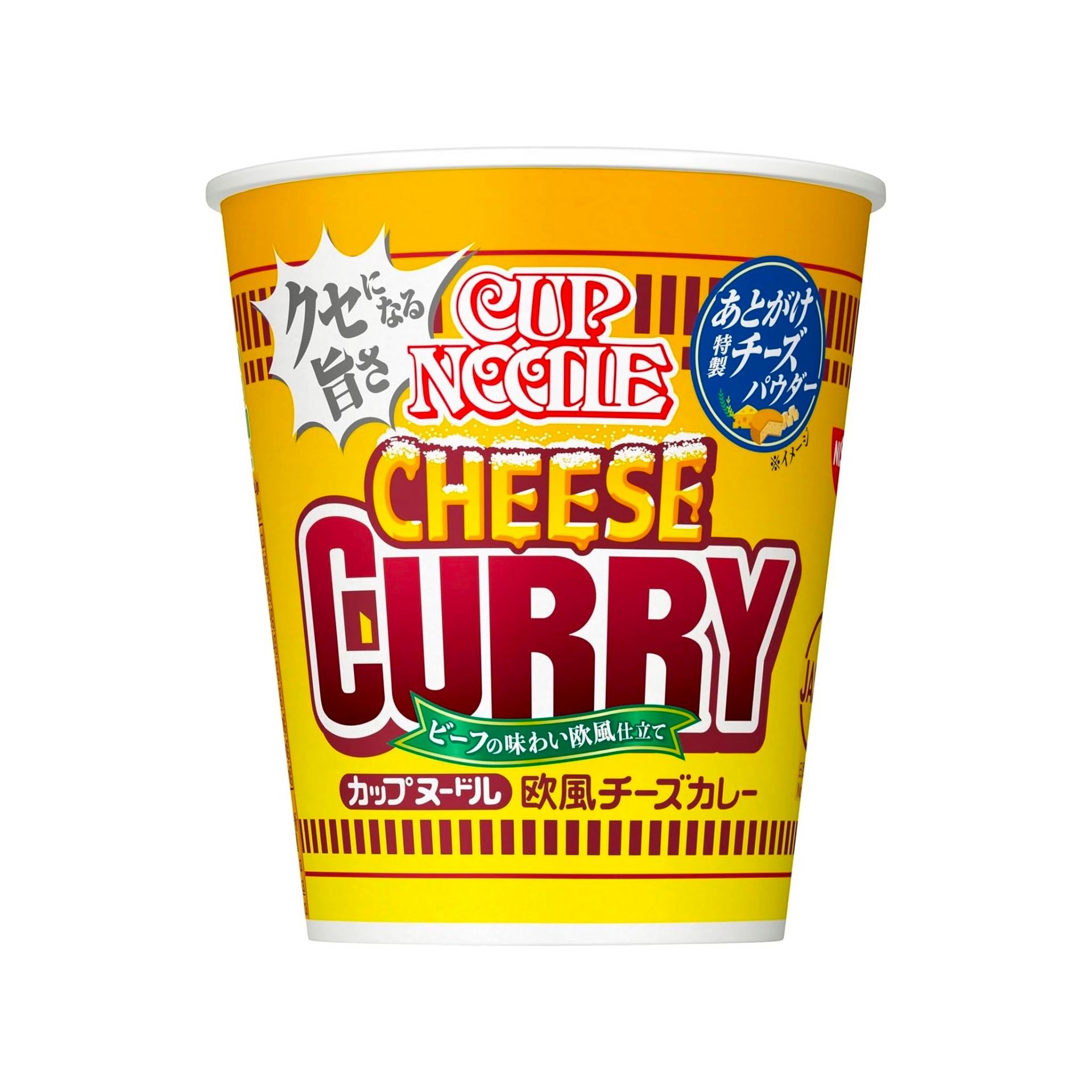 NISSIN CUP NOODLE Ramen Cheese Curry Soup Food 85g 1 ส่วน