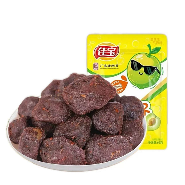 佳宝酱梅子65g话梅干梅肉酸溜溜酸甜梅子蜜饯果脯 1 包