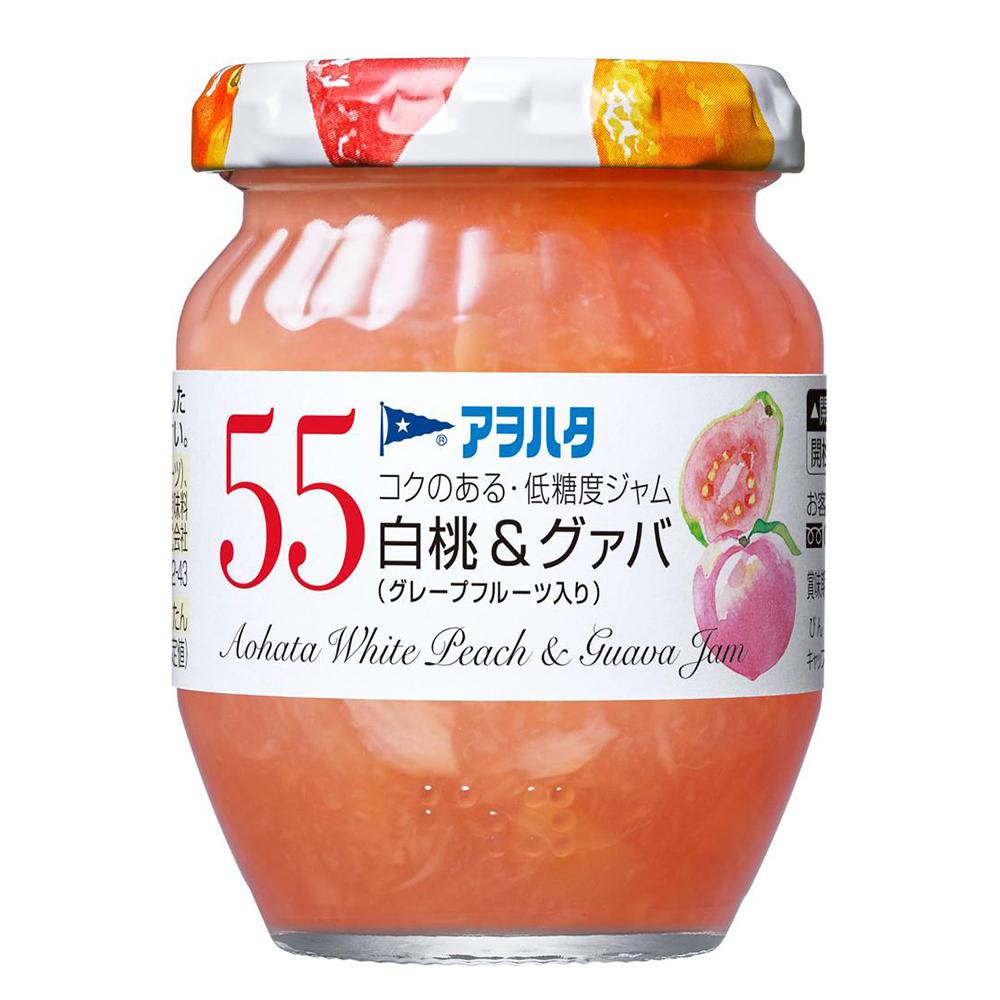 AOHATA White Peach and Guava Jam 150g 1 กระป๋อง